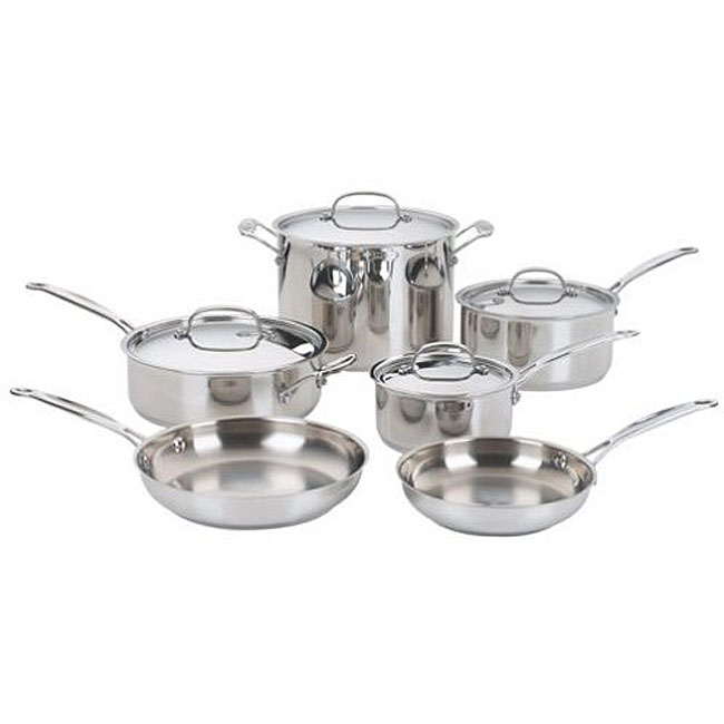 Cuisinart 77-10 10-Piece Chefs Classic Cookware