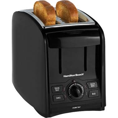 Hamilton Beach 22121 SmartToast Extra Wide Slot Toaster Black