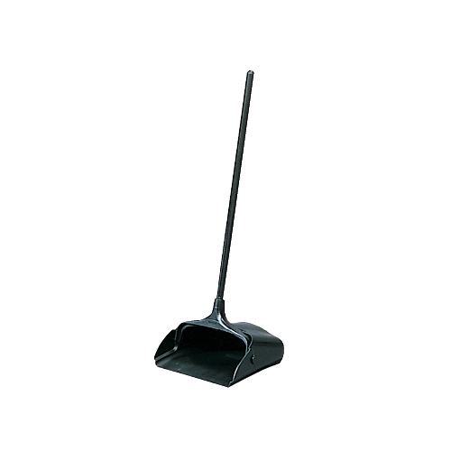 Rubbermaid RCP 2531 Lobby Pro Upright Dust Pan Black 6 Per Carton