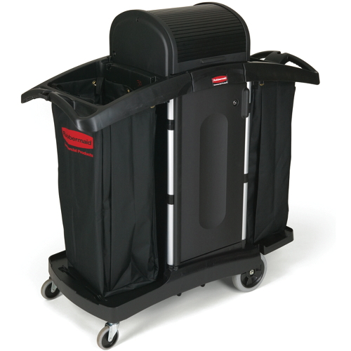 Rubbermaid RCP 9T81 Black Compact Fabric Replacement Bag