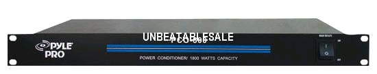 Pco800 19'' Rack Mount 1800 Watt Power Conditioner With 8 Outlets