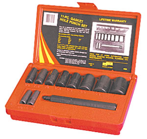 Kastar Hand Tools KAS950 11 Pc Gasket Hole Punch Set
