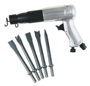 Ingersoll-Rand IR 117K Standard Duty Air Hammer with 5 Pc Chisel Set Ingersoll-Rand IR 117K Standard Duty Air Hammer with 5 Pc Chisel Set
