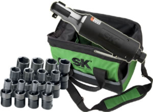 SK Hand Tool SK 91215KIT .25 and quot; Drive ProGun Air Ratchet Combo Kit