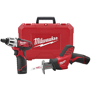 Milwaukee Electric Tool MLW2490-22 M12 12V 2 Tool Combo Kit