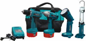Makita Power Tools MAK6933FDX2 14.4V Automotive Cordless Combo Kit