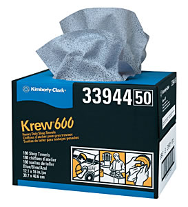 Kim33944 Krew 600 Heavy-duty Shop Towels