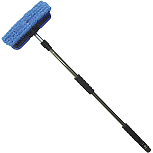 Crd93089 10" Flow-thru Wash Brush With Extendable Handle