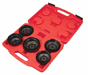 Lisle LIS54920 10 Pc Cap Style Oil Filter Wrench Set