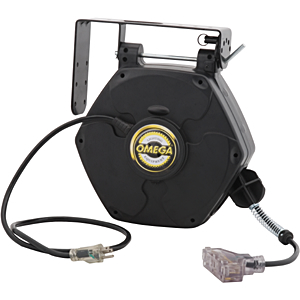 Omega OME94303 50 Ft. Heavy Duty Plastic Reel with clear T-Tap