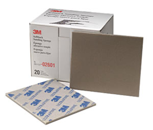 3M Automotive Products 3M 2601 Softback Sanding Sponge Sheets 360 Grade