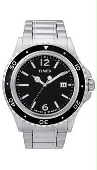 Timex T2M561 Men and apos;s Classic Silver-Tone Bracelet Sport Watch