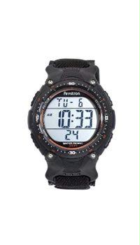 Armitron 408159BLK Men and apos;s Sport Chronograph Black Strap Digital Display Watch