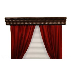 BCL Product Sourcing 82HAWA BCL Drapery Hardware Curtain Rod Cornice Halsted Cus