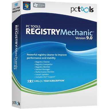 Symantec PC Tools Registry Mechanic 9 9 Win XP/Vista/7 CD