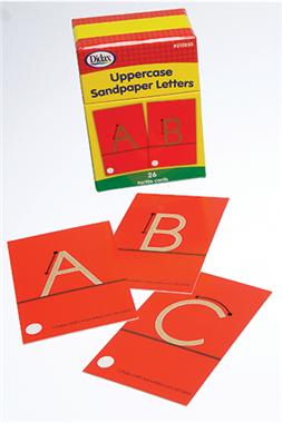 Dd-210830 Tactile Sandpaper Uppercase Letters