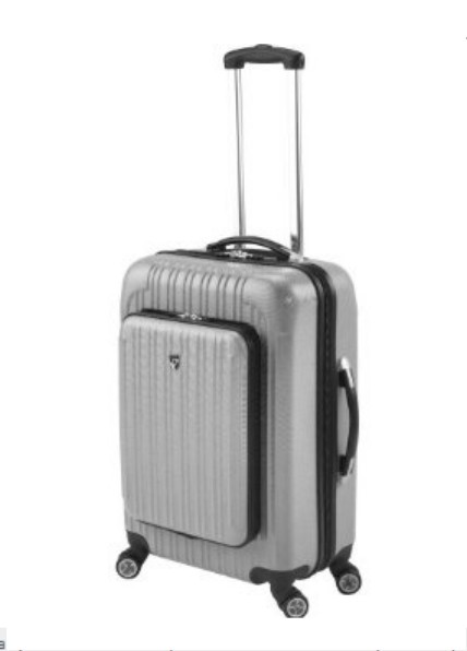 Heys USA D1002-25-Silver P2DRIVE 25 and " Dual Hardside Spinner
