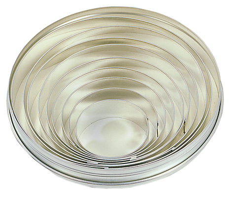 Foxrun 3619 Round Cookie Cutter Set- Tinplated Steel- 9 Pieces In Storage Tin