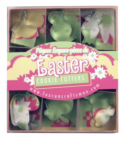Foxrun 3639 Easter Mini Cookie Cutter Set- Tinplated Steel