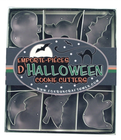 Foxrun 3654 Halloween Mini Cookie Cutter Set- Tinplated Steel