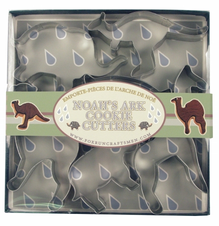 Foxrun 3656 Noah and amp;apos;s Ark Cookie Cutter Set- Tinplated Steel