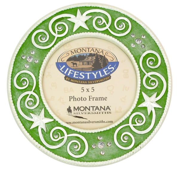 Montana Silversmith Rhinestone Frame - Green