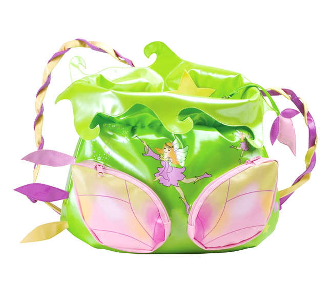 Kidorable Kidorable green fairy backpack 10"x 8"x 6"Fairy Backpack Roughly Green