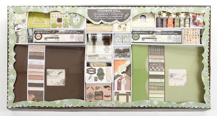 Morgan Avery 6276 Addison Hill Scrapbook Collection - Green and Brown