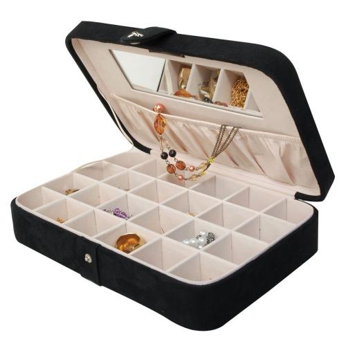 Renee Mele & Co 0054562m Sueded Jewelry Box With 24 Sections