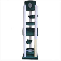 Molly and Friends VIRGIE Green Five Tier Unit Cat Tower