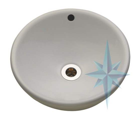 Polaris Sinks B0022V Bisque Porcelain Vessel Sink