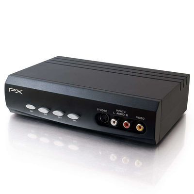 28750 4x2 S-Video + Composite Video + Stereo Audio Selector Switch