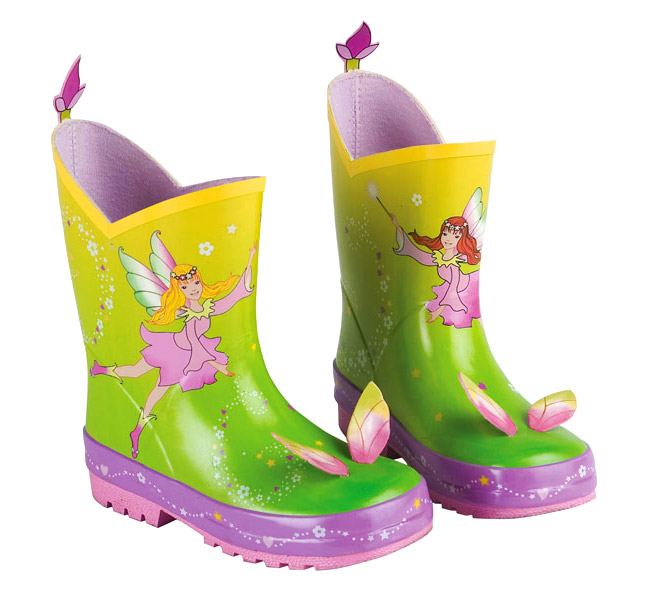 Kidorable green fairy rain boots 7