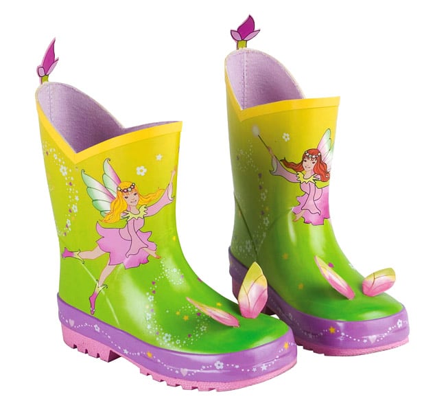 Kidorable green fairy rain boots 7 7 Fairy Rain Boots Green