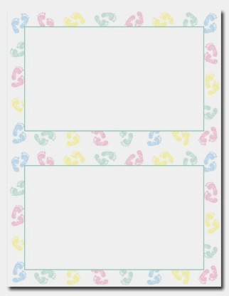Masterpiece Studios 902147 Baby Feet 2 Up Invitation 16 Invitations