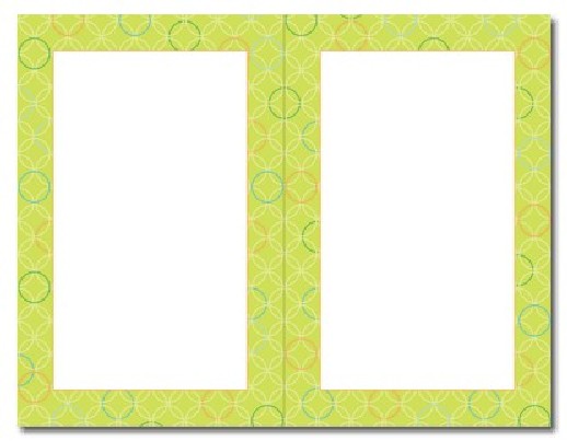 Masterpiece Studios 918839 Concentric Circles 2 Up Invitation 16 Invitations