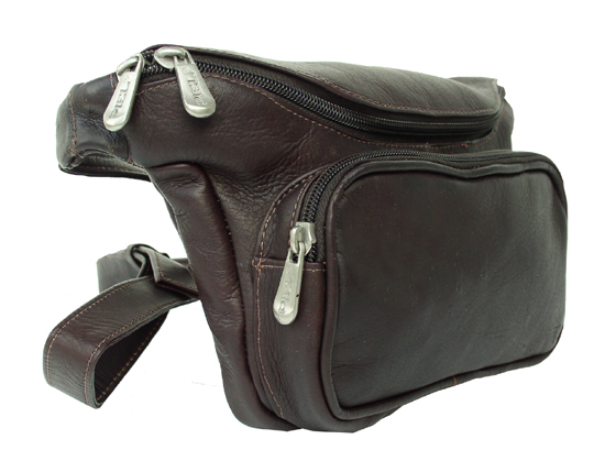 9923-chc Chocolate Large Fanny Pack