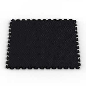 NorskStor NSMPRD6BLK Raised Diamond MultiPurpose PVC Flooring 6Pack Black