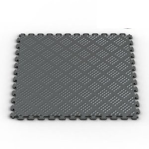 NorskStor NSMPRD6MG Raised Diamond MultiPurpose PVC Flooring 6Pack Metallic Grap