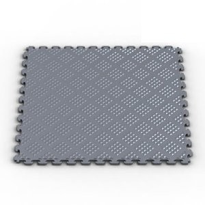 NorskStor NSMPRD6MP Raised Diamond MultiPurpose PVC Flooring 6Pack Metallic Pewt