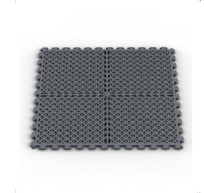 NorskStor NSMPVN6DG Vented MultiPurpose PVC Flooring 6Pack Dove Gray