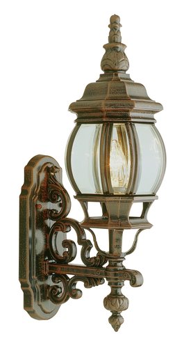 Wall Mount Outdoor Lighting Trans Globe Lighting 4050 RT Outdoor 1 Light Rust Outdoor Wall Mount TGL315