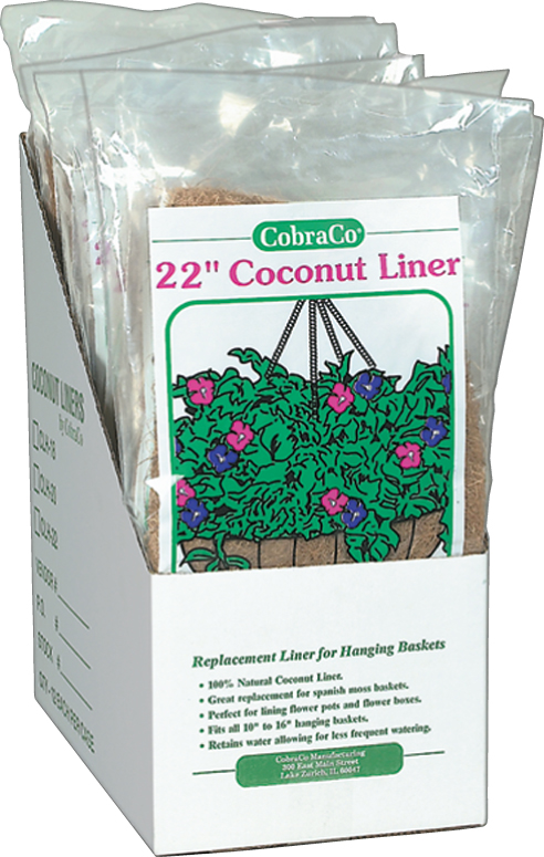 Clh20 "cobraco" Basket Coco Liners In Poly-bags