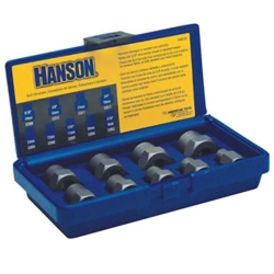 Han54019 Bolt Extractor Set 9pc 8mm-19mm With .38 Inch Drive