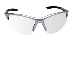 Sas540-0500 Db2 Safety Gls Silver With Clear Lens