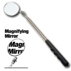 Ullman Devices Ullhtc-2lm X-long 2-.25 Inch Dia Magnifying Inspection Mirror