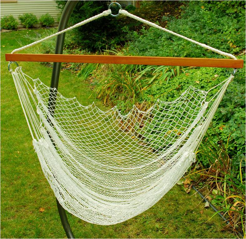 8987 Nylon Net Hanging Chair Outdoor Hammock