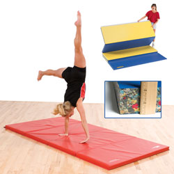 Gsc 1041538 6x12x2 Bonded Foam Mat 4S Fasteners Gymnastics Mats