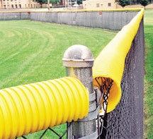 Mid-America Sales BBPC100X Poly-Cap Fence Guard-Yellow *100Roll* Baseball-Softball Field Equipment