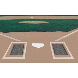Markers Inc MK3240 Rubber Batters Box Foundation-PR Baseball-Softball Field Equipment